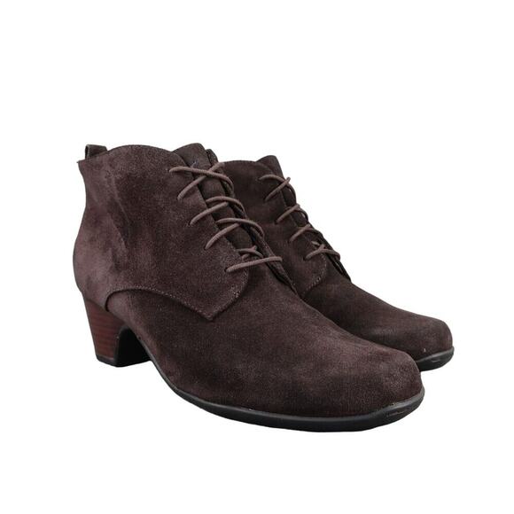 Clarks Shoes Womens 7.5 Bootie Fashion Desert Chukka Leather Lace Up Active Air - Picture 1 of 15